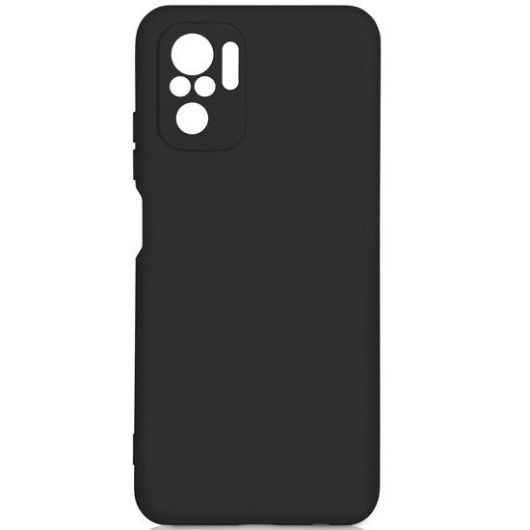 Силиконовый чехол Skin Shell для Xiaomi Note 10S Черный