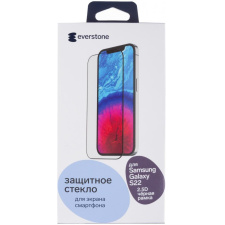 Защитное стекло Everstone 2.5D FG для Samsung Galaxy S22 Ultra Черное