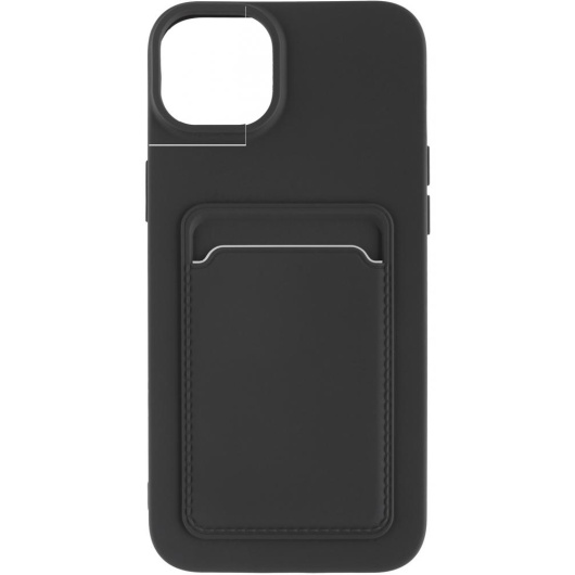 Чехол накладка Everstone Card Case для iPhone 14 Pro Max 6.7"  Черный