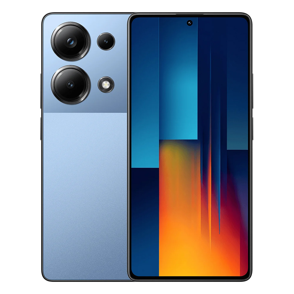 Xiaomi Poco M6 Pro 8/256Gb (NFC) Global Голубой купить в Новосибирске.  Цена: 18990 руб. в магазине Sibdroid