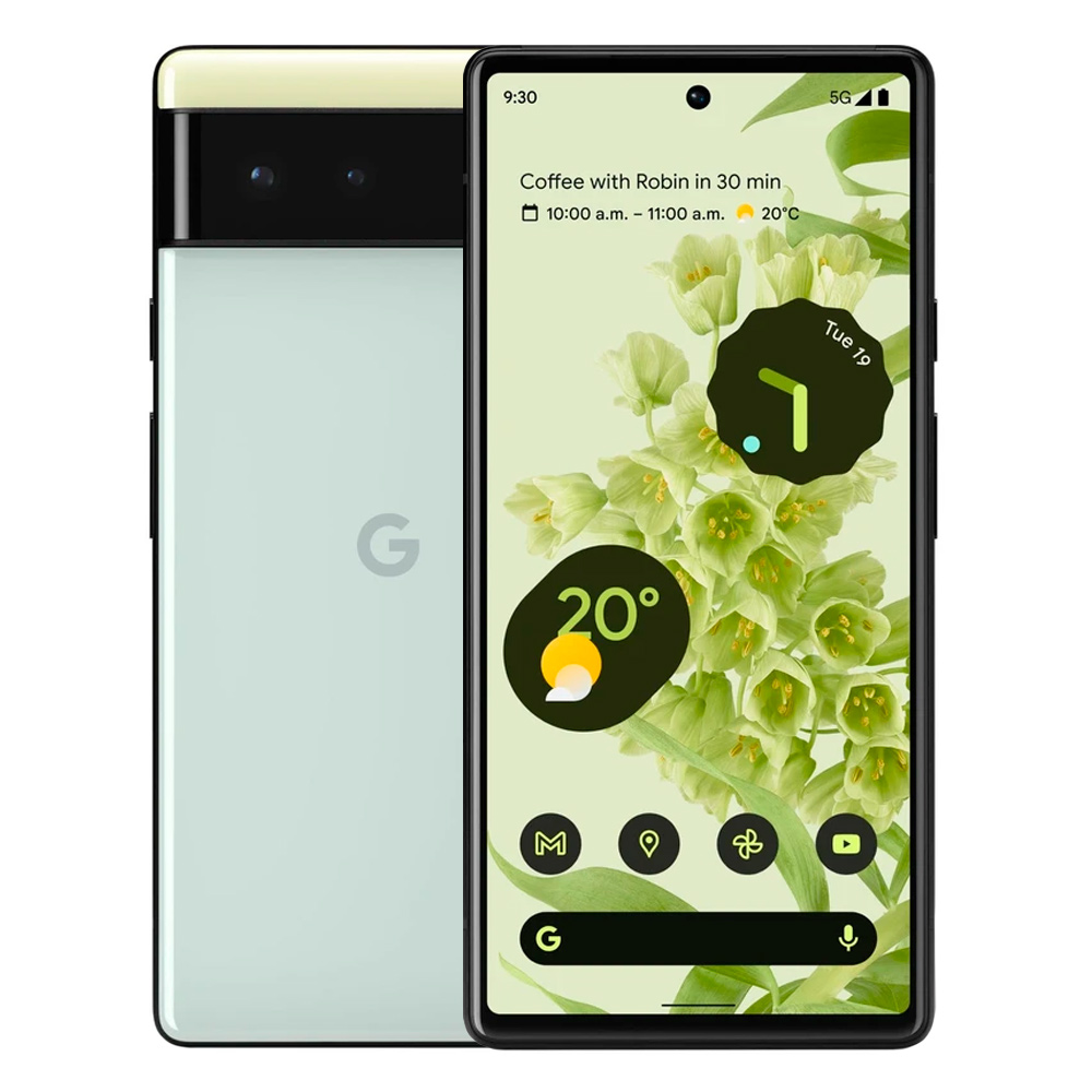 Смартфоны Google Pixel 6 8/128Gb Зеленый (US) в Новосибирске. Цена: 44990  руб. в магазине Sibdroid