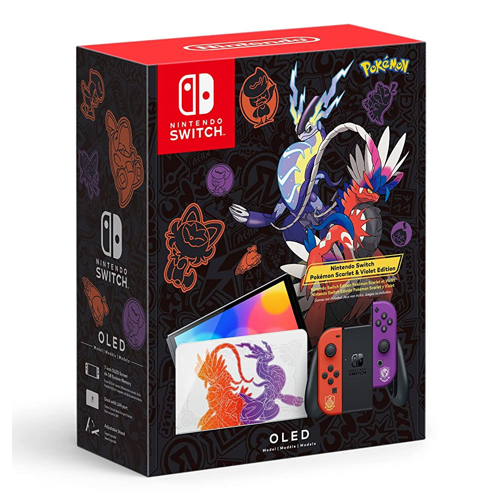 Nintendo Switch OLED Игровая приставка Nintendo Switch OLED Pokémon Scarlet  & Violet Edition 64 ГБ купить в Новосибирске. Цена 31990 в магазине Sibdroid