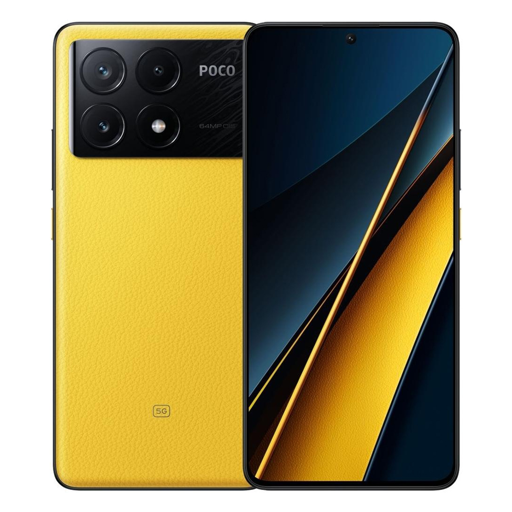 Xiaomi Poco X6 Pro 5G 8/256Gb Global Желтый купить в Новосибирске. Цена:  29490 руб. в магазине Sibdroid