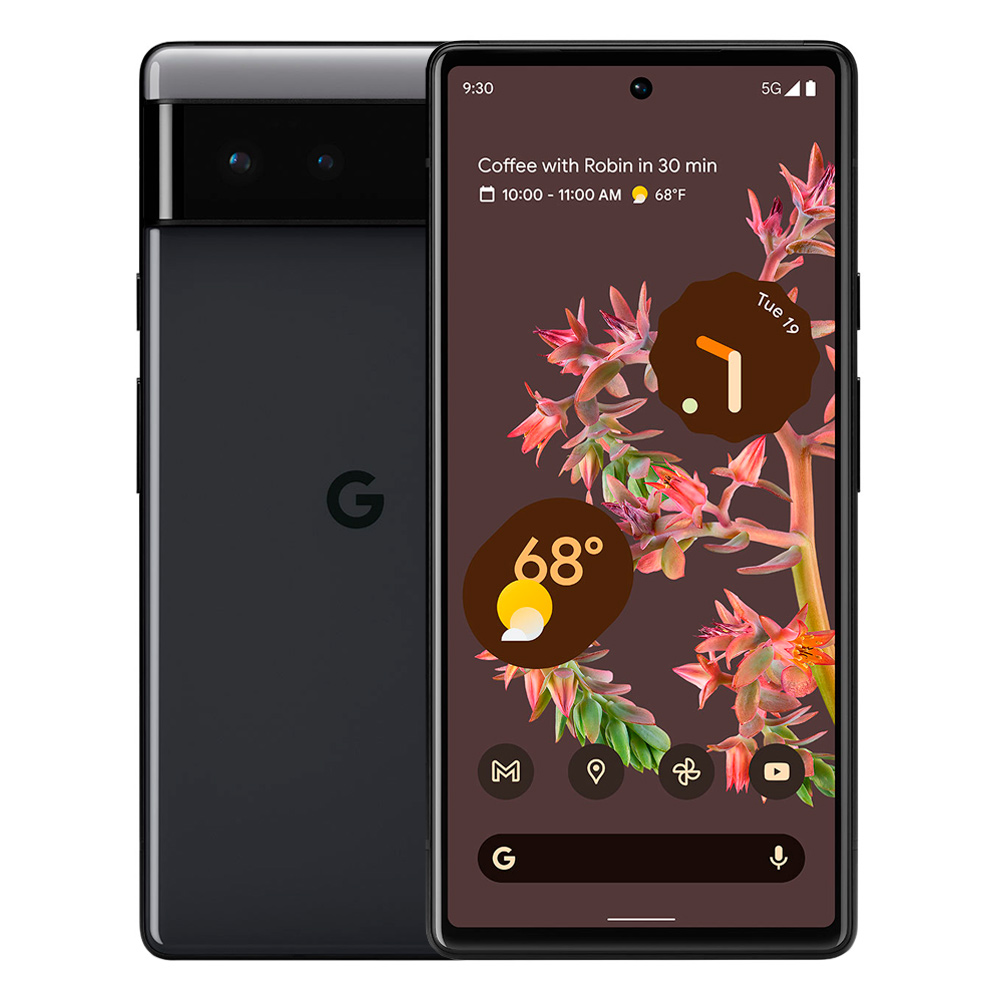 Смартфоны Google Pixel 6 8/128Gb Черный (US) в Новосибирске. Цена: 41990  руб. в магазине Sibdroid