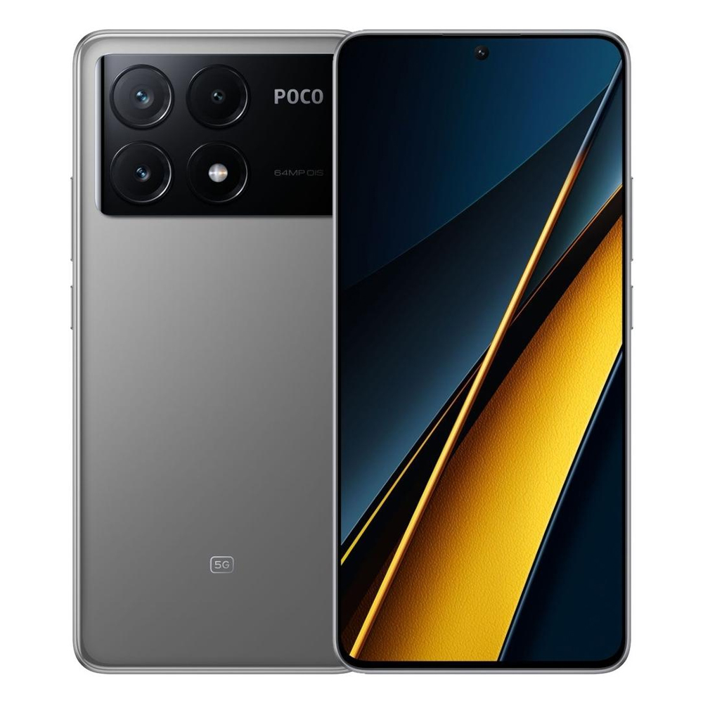 Xiaomi Poco X6 Pro 5G 8/256Gb РСТ Серый купить в Новосибирске. Цена: 31990  руб. в магазине Sibdroid