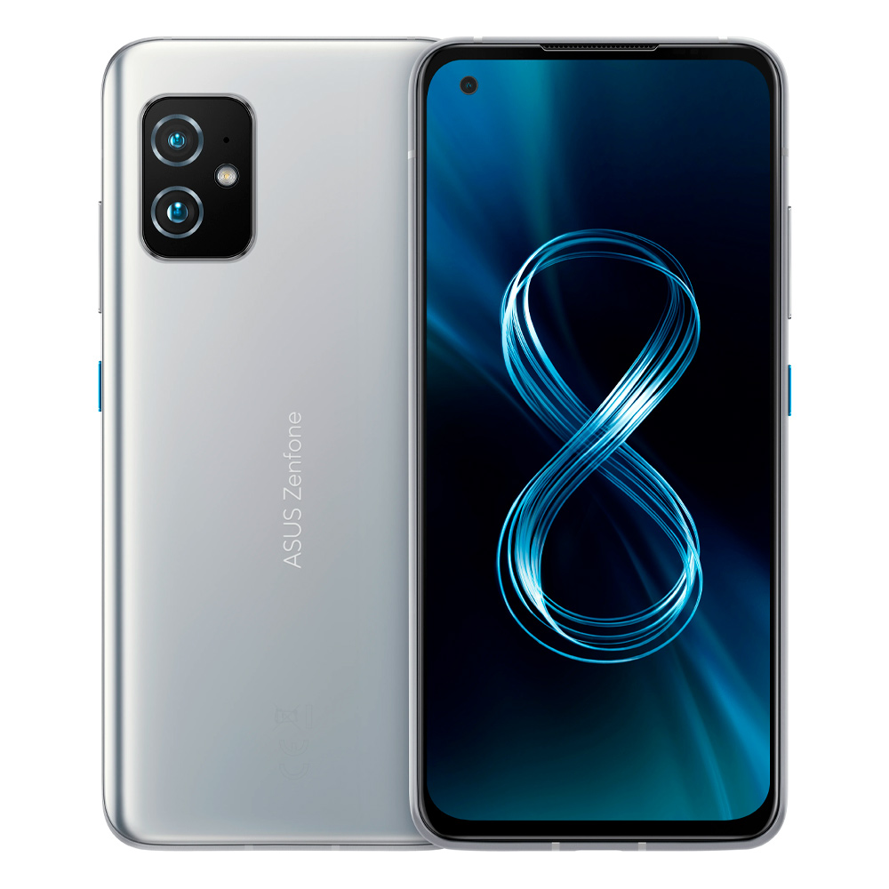 Смартфон ASUS Zenfone 8 ZS590KS 16/256GB Серебрянный в Новосибирске. Цена:  59990 руб. в магазине Sibdroid