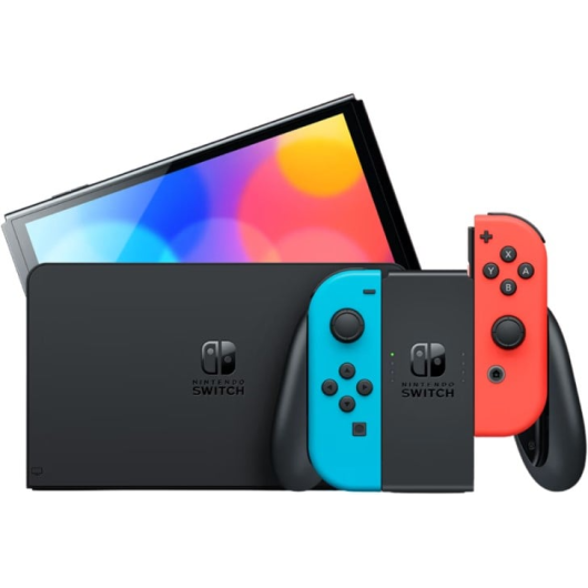 Игровая приставка Nintendo Switch Version 2 Неоновый синий/неоновый красный