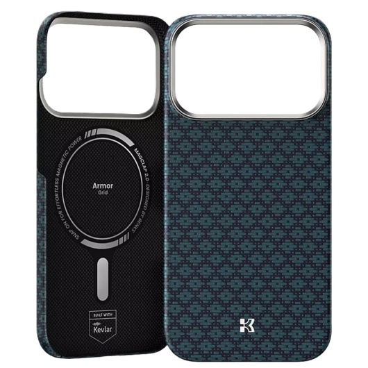 Чехол Benks ArmorGrid Air C1 Kevlar Case для iPhone 17/18 Pro Max Blue