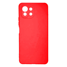 Силиконовый чехол для Xiaomi Mi11 Lite Красный