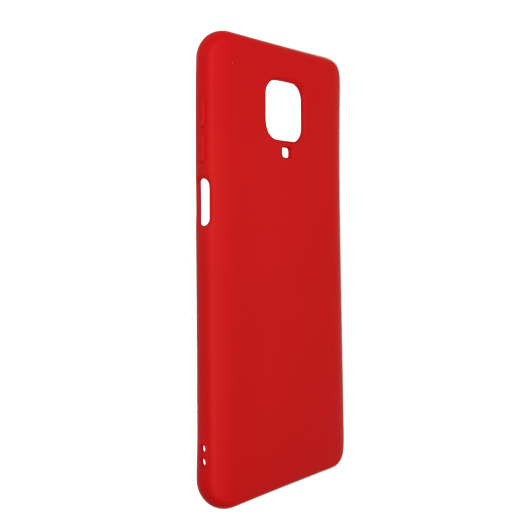 Силиконовый чехол бампер Monarch для Xiaomi Redmi Note 9 Pro Красный 