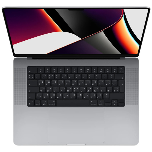Ноутбук Apple Macbook Pro 16.2", M1 Pro, RAM 16 ГБ, SSD 512 ГБ, серый космос (MK183LL/A)