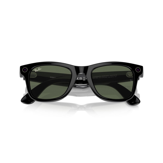 Умные очки с камерой Ray Ban Wayfarer Shiny Black/G15 Green