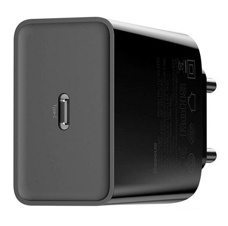 Сетевое зарядное устройство Baseus Speed Mini QC Quick Charger 1C 20W черное