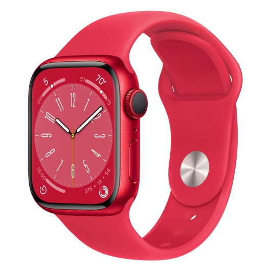 Умные часы Apple Watch Series 8 45 мм Aluminium Case Sport Band Красный M/L