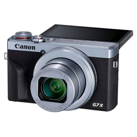 Фотоаппарат Canon PowerShot G7 X Mark III серебристый