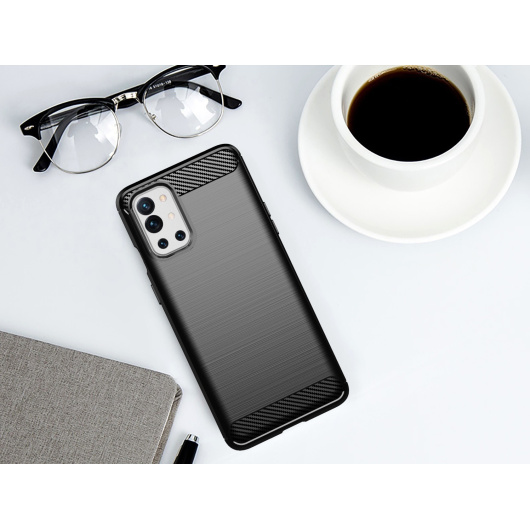 Чехол Carbon для OnePlus 9R Черный