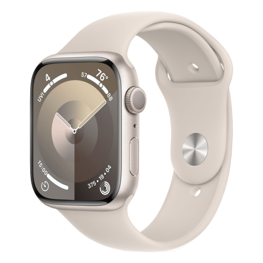 Умные часы Apple Watch Series 9 41 мм Aluminium Case Sport Band Сияющая звезда S/M 