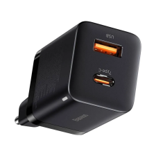 Сетевое зарядное устройство Baseus Super Si Pro Quick Charger USB + Type-C C+U 30W Черное