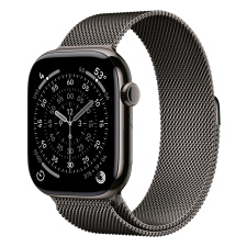 Apple Watch Series 11 Умные часы Apple Watch Series 11 46mm Slate Titanium Case with Slate Milanese Loop Cellular watch