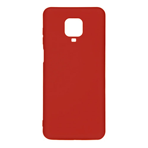 Силиконовый чехол Soft-Touch для Xiaomi Redmi Note 9 Pro/9s Красный