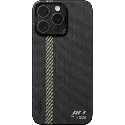 Чехол Pitaka MagEZ Case 4 для iPhone 15 Pro Max 6.7" Break the Line