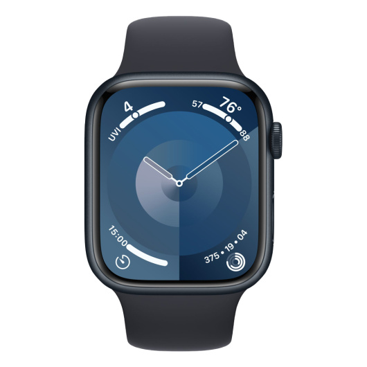 Умные часы Apple Watch Series 9 41 мм Aluminium Case Sport Band Темная ночь S/M  