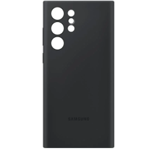 Силиконовый чехол для Samsung S22 Ultra Черный "Nano"