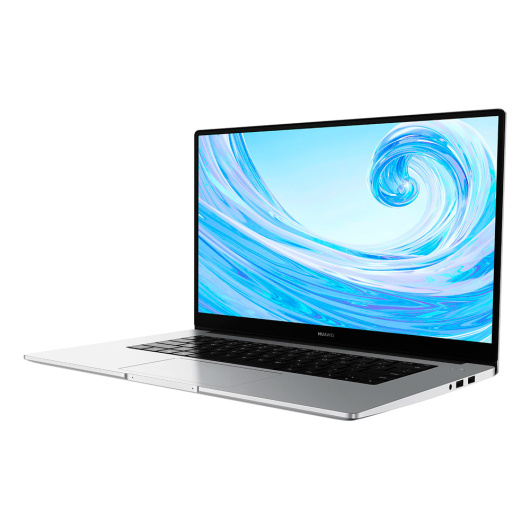 Ноутбук Huawei MateBook D 15 Core i5 (2.4 ГГц), Intel Iris Xe graph 620, SSD 512GB Mystic Silver РСТ