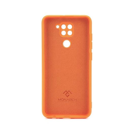 Силиконовый чехол Monarch для Xiaomi Redmi Note 9 Оранжевый