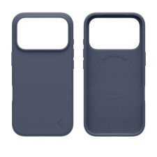 Силиконовый чехол COMMO Shield для iPhone 17 Pro Max с поддержкой беспроводной зарядки индиго