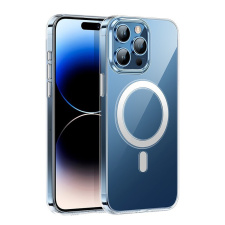 Чехол Hoco AS4 для iphone 15 Pro Max 6.7" Прозрачный Белое кольцо