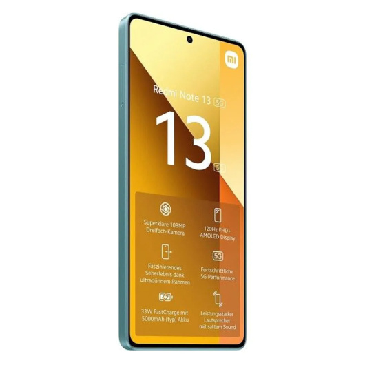 Xiaomi Redmi Note 13 5G 8/256 ГБ Global Бирюзовый