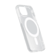 Силиконовый чехол с Magsafe для iphone 15 Plus 6.7" Прозрачный