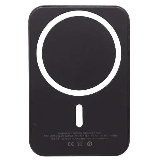 Внешний аккумулятор SafeMag 3500mAh Lightning/SafeMag (black)