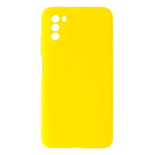 Силиконовый чехол бампер для Xiaomi Poco М3 Желтый 
