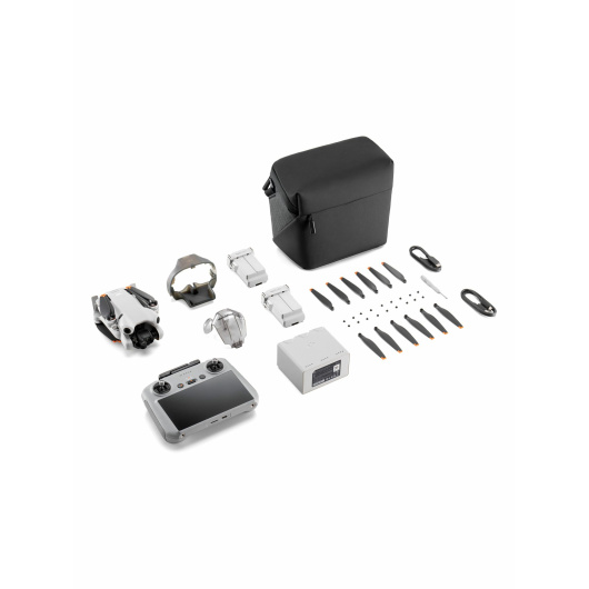 Квадрокоптер DJI Mini 4 Pro Fly More Combo Plus пульт с экраном DJI RC 2