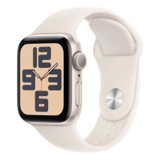 Apple Watch Series SE (2024) Умные часы Apple Watch Series SE 5G 2024 40мм Starlight Aluminum Case with Sport Band Starlight S/M watch