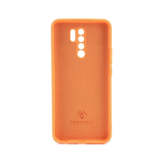 Силиконовый чехол Monarch для Xiaomi Redmi 9 Оранжевый