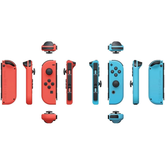 Игровая приставка Nintendo Switch Version 2 Неоновый синий/неоновый красный