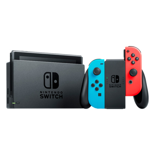 Игровая приставка Nintendo Switch неоновый синий/неоновый красный