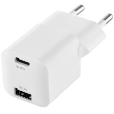 Сетевое зарядное устройство uBear Wall charger Pulse 2 30W Белое