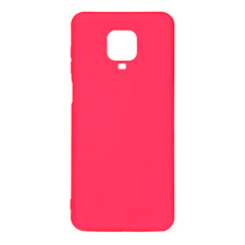 Силиконовый чехол Soft-Touch для Xiaomi Redmi Note 9 Pro/9s Розовый