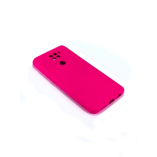 Силиконовый чехол Monarch для Xiaomi Redmi Note 9 Ярко-Розовый