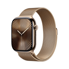 Apple Watch Series 10 Умные часы Apple Watch Series 10 5G 46 мм Gold Titanium Case with Gold Milanese Loop watch