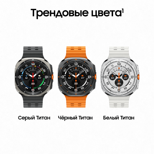 Умные часы Samsung Galaxy Watch Ultra 47 мм Wi-Fi + LTE, белый титан