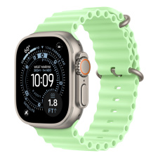 Apple Watch Ultra 3 (2025) Умные часы Apple Watch Ultra 3 2025 49mm Natural Titanium Case with Neon Green Ocean Band watch