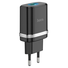 Сетевое зарядное устройство Hoco C12Q Smart USB QC 3.0 Черный