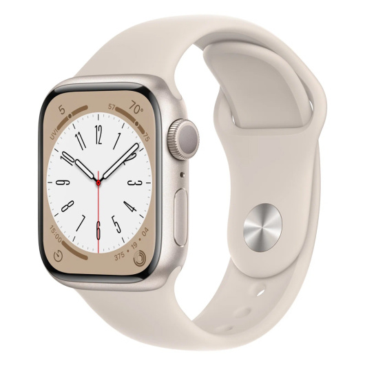 Умные часы Apple Watch Series 8 45 мм Aluminium Case Sport Band Сияющая звезда (Global)