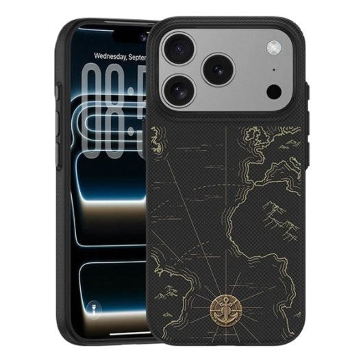 Чехол Benks ArmorEdge Navigator Air Kevlar для iPhone 17/18 Pro Max Черный
