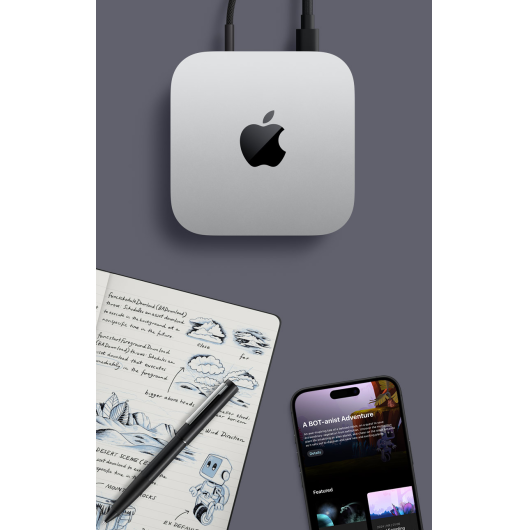 Настольный компьютер Apple Mac Mini M4, 16 ГБ/256 ГБ SSD 